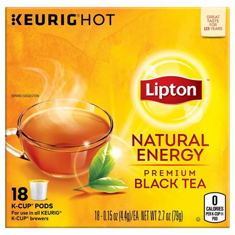 lipton natural energy tea|lipton nutrition facts.